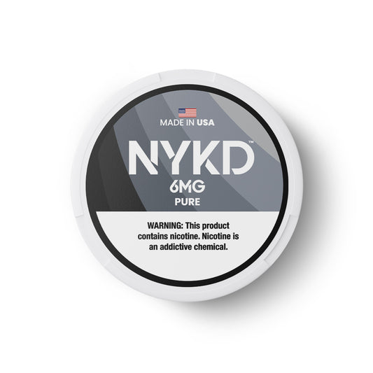 NYKD USA - Premium Nicotine Pouches - Pure | Single Can