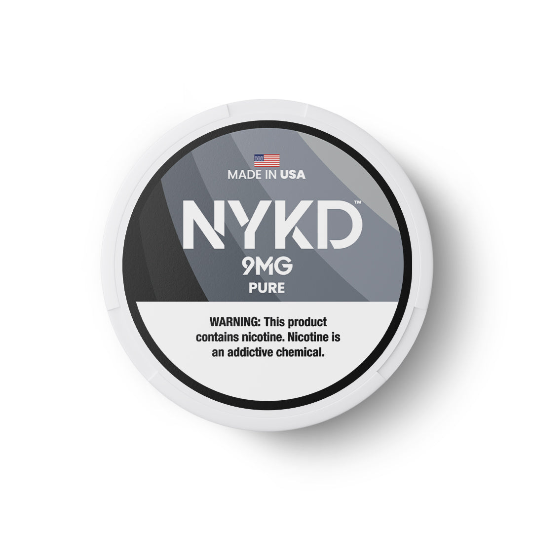 NYKD USA - Premium Nicotine Pouches - Pure | Single Can