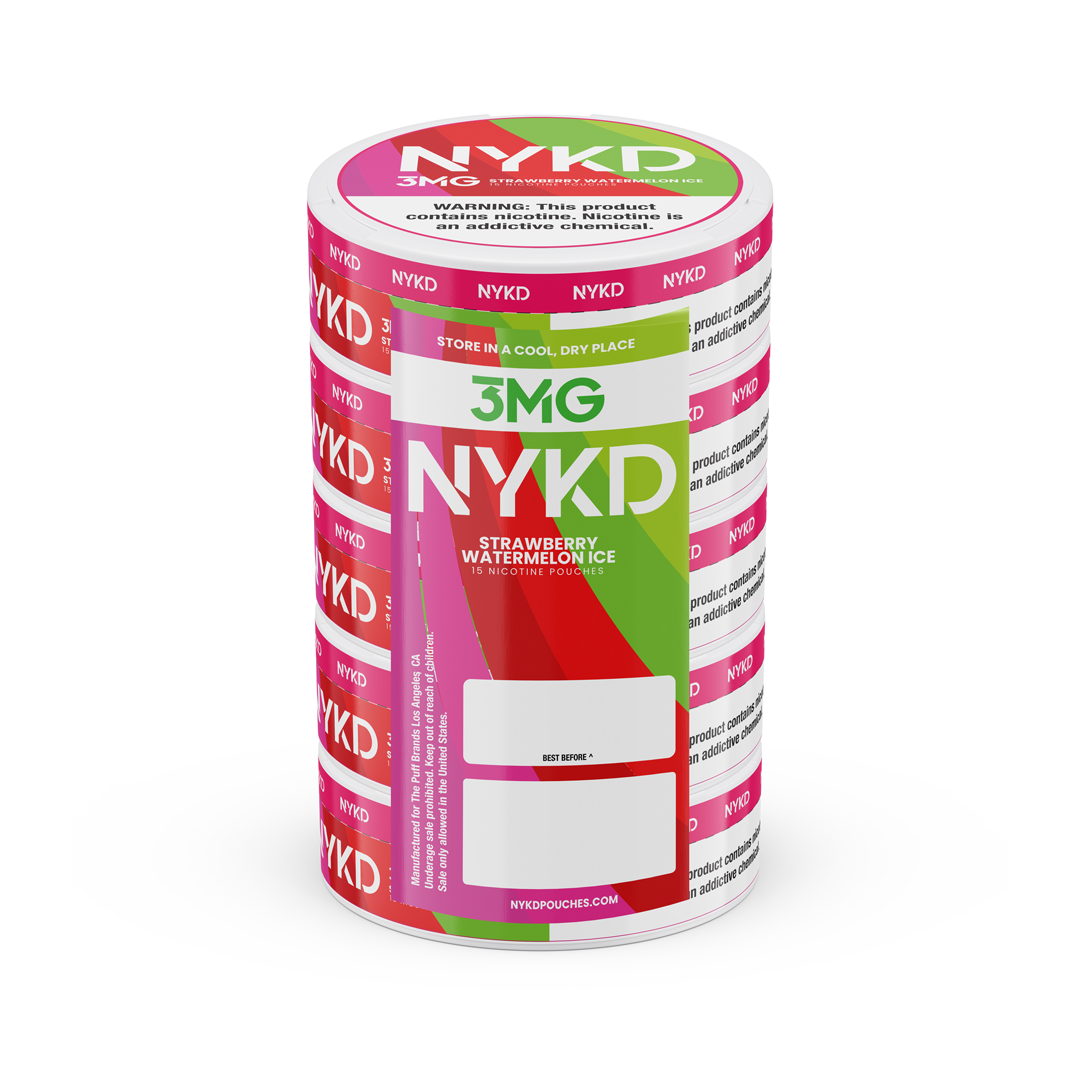 NYKD - Strawberry Watermelon Ice Nicotine Pouches