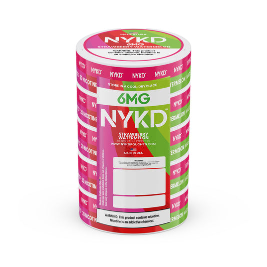 NYKD USA - Premium Nicotine Pouches - Strawberry Watermelon | 5-Pack Sleeve