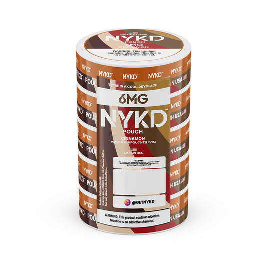 NYKD POUCH USA - Premium Nicotine Pouches - Cinnamon | 5-Pack Sleeve