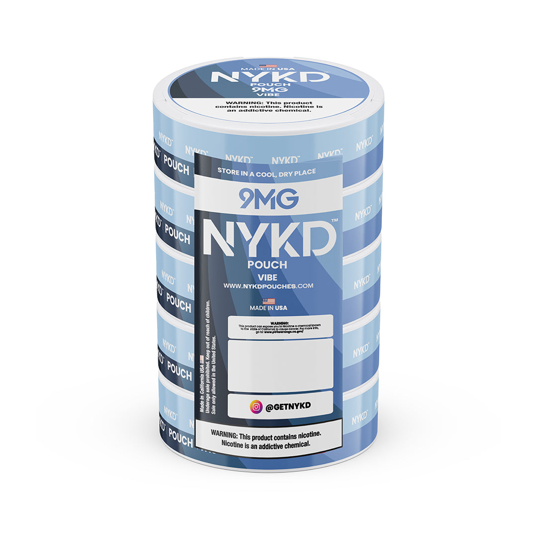 NYKD POUCH USA - Premium Nicotine Pouches - Vibe | 5-Pack Sleeve