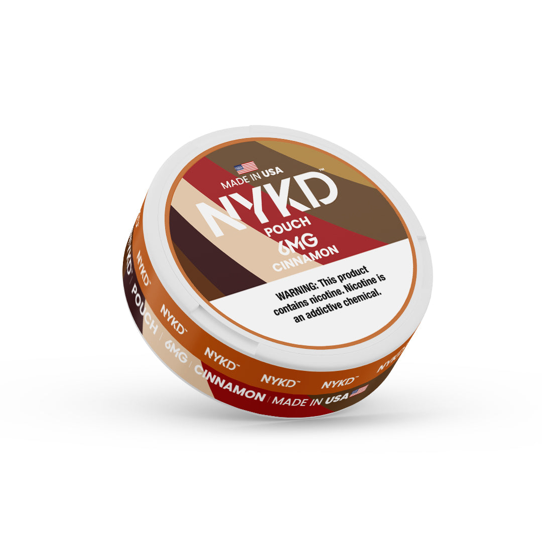 NYKD POUCH USA - Premium Nicotine Pouches - Cinnamon | Single Can