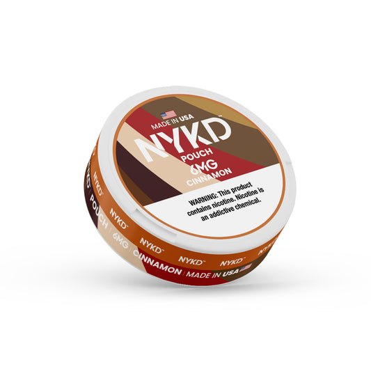 NYKD POUCH USA - Premium Nicotine Pouches - Cinnamon | Single Can