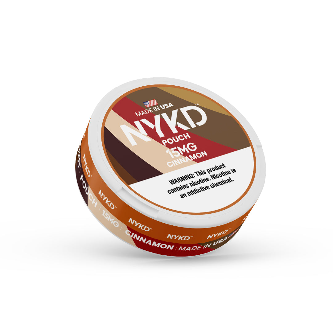 NYKD POUCH USA - Premium Nicotine Pouches - Cinnamon | Single Can