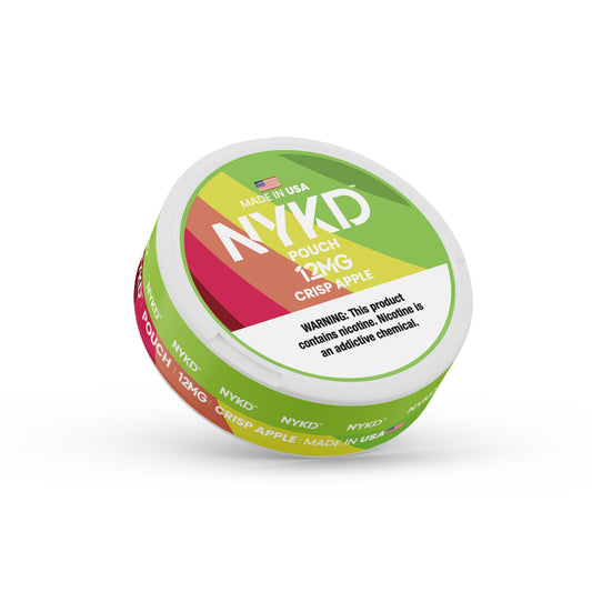 NYKD POUCH USA - Premium Nicotine Pouches - Crisp Apple | Single Can
