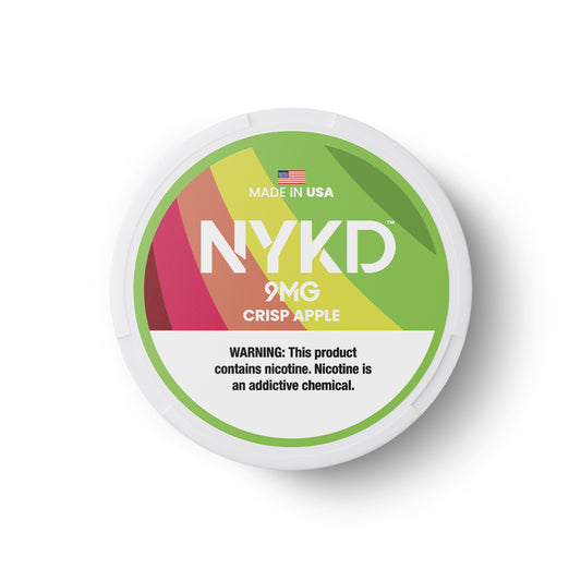 NYKD USA - Premium Nicotine Pouches - Crisp Apple | Single Can