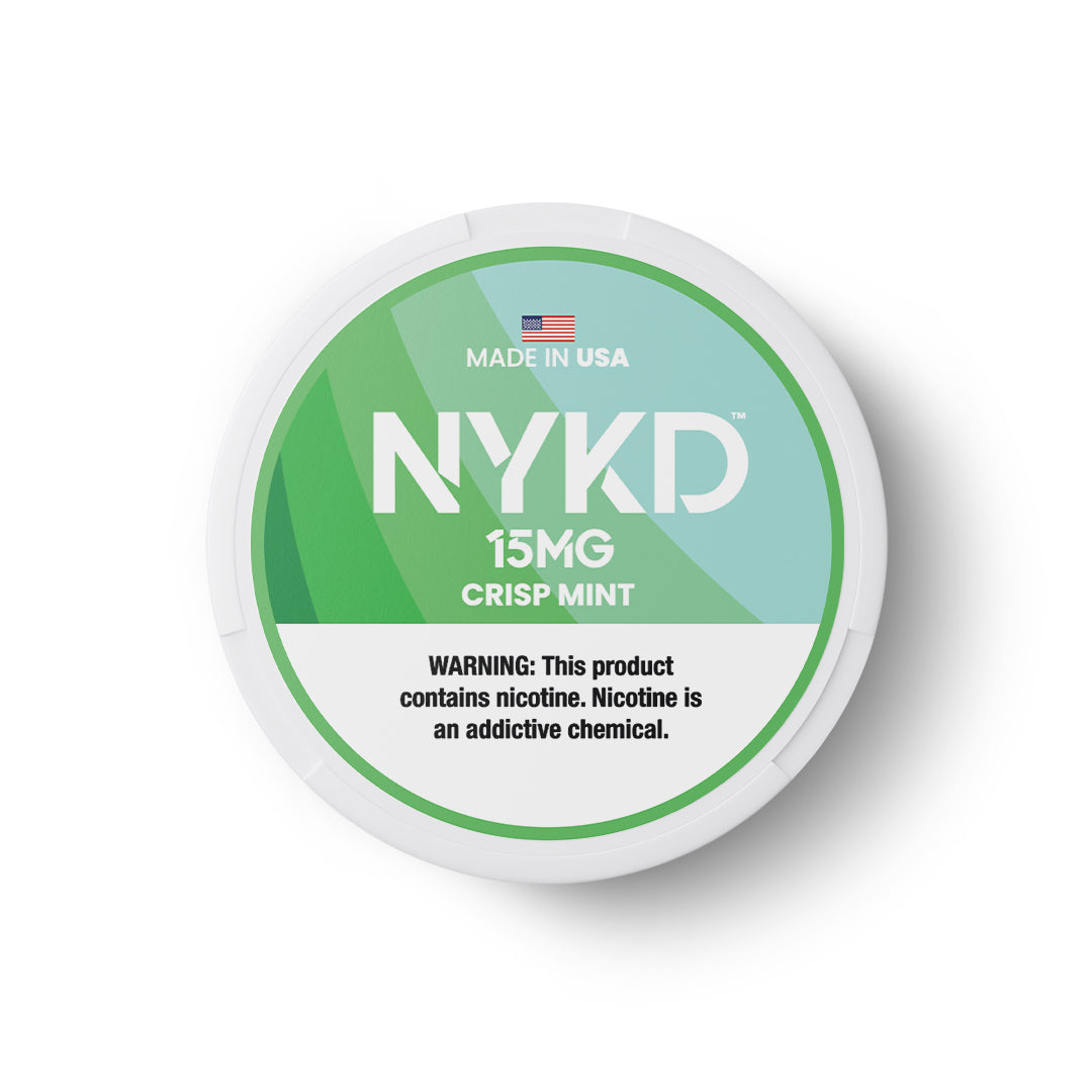 NYKD USA - Premium Nicotine Pouches - Crisp Mint | Single Can