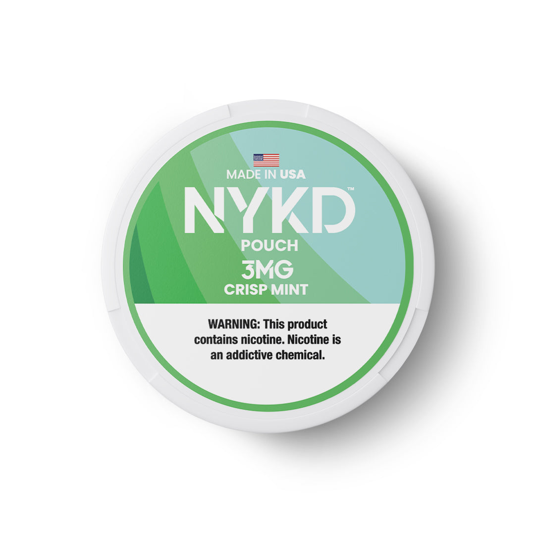 NYKD USA - Premium Nicotine Pouches - Crisp Mint | Single Can