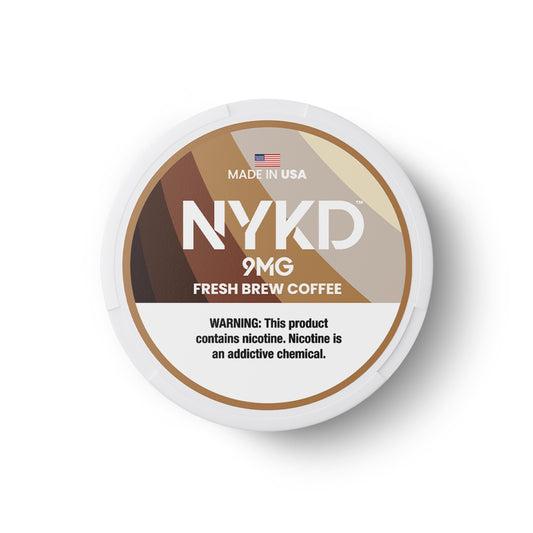 NYKD USA - Premium Nicotine Pouches - Fresh Brew Coffee | Single Can
