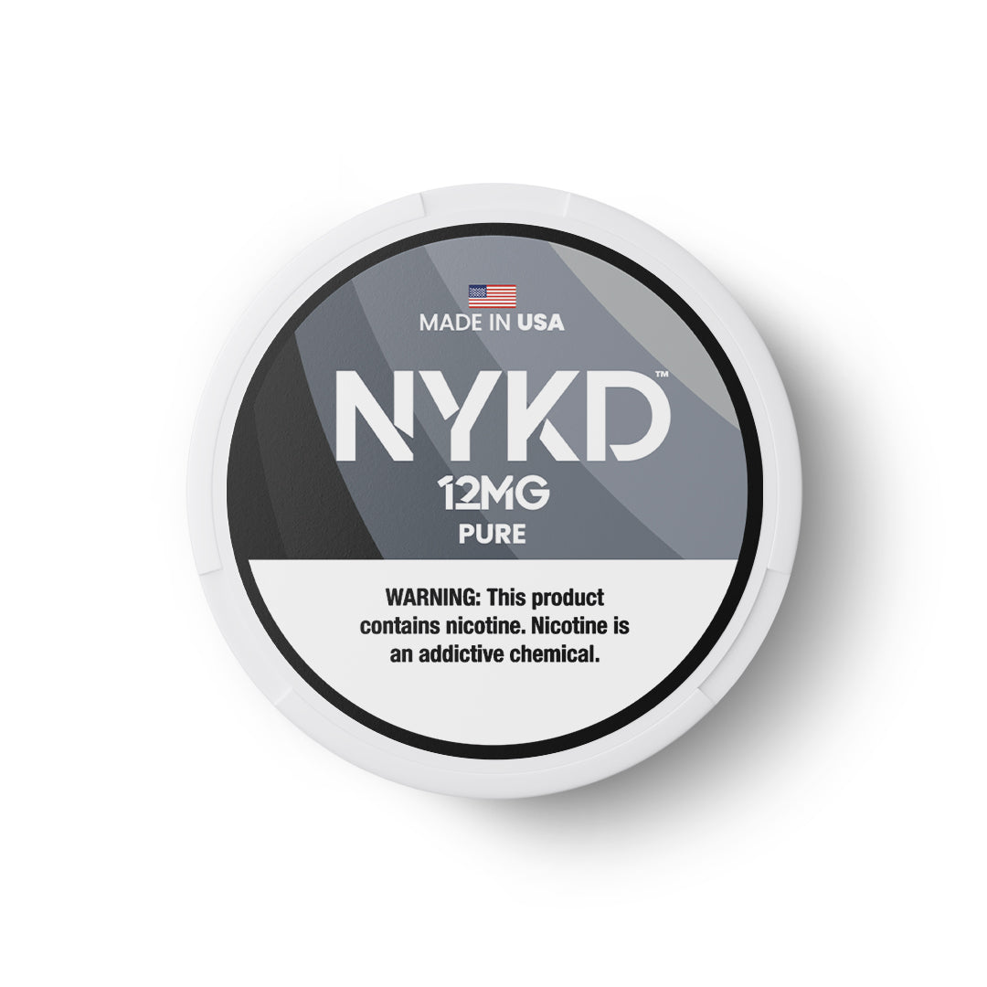 NYKD USA - Premium Nicotine Pouches - Pure | Single Can