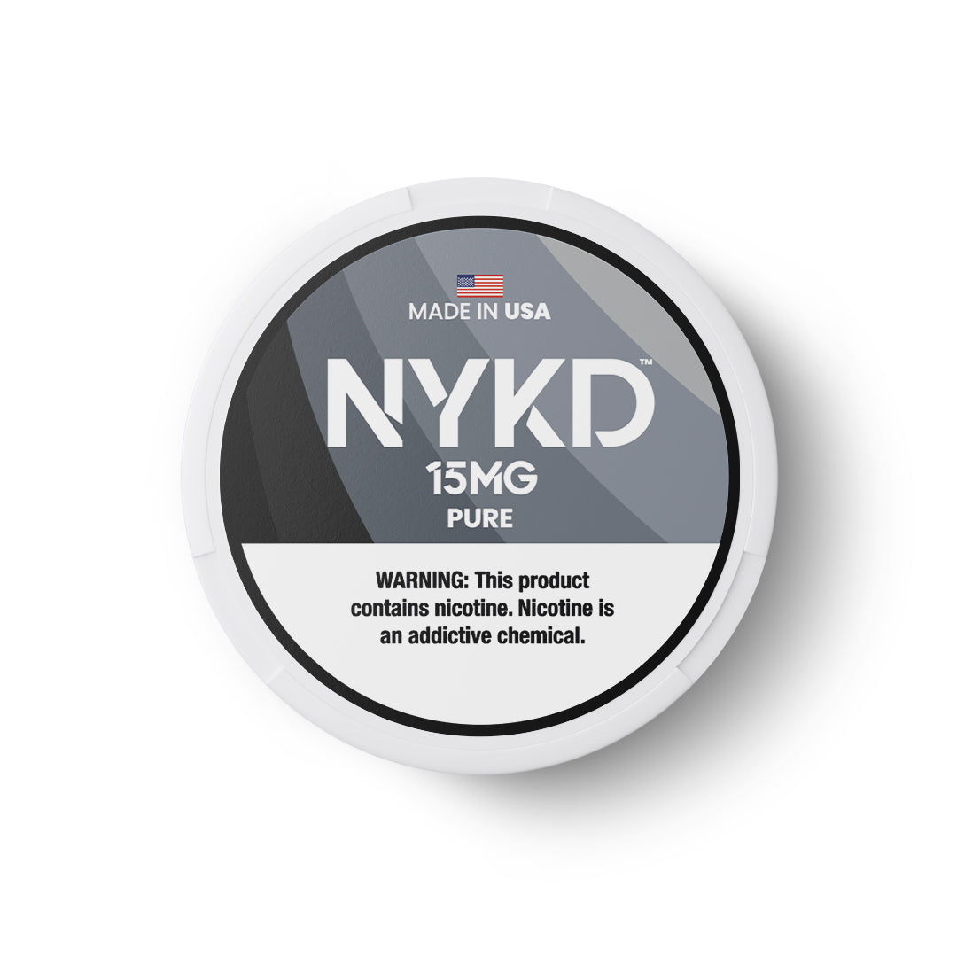 NYKD USA - Premium Nicotine Pouches - Pure | Single Can
