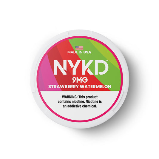 NYKD USA - Premium Nicotine Pouches - Strawberry Watermelon | Single Can